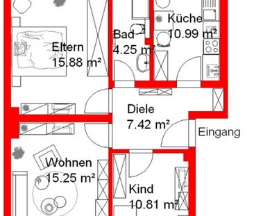 Helle, sonnige Wohnung - Photo 4