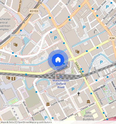 Greater Manchester, M1, Whitworth Street West, Manchester