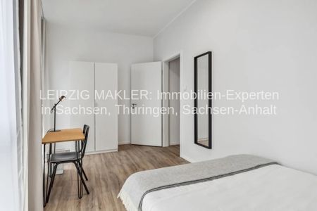 Schönes Zimmer in einem modernen 5-Raum Apartment mit allem inklusive im Zentrum von Leipzig - Photo 3