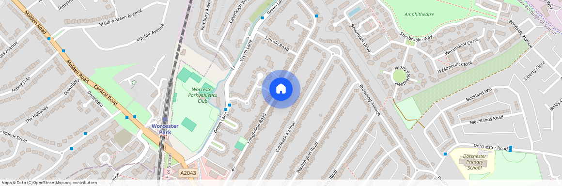 Longfellow Road, Worcester Park, KT4