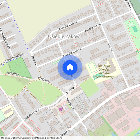 ul. Boczna, Świebodzin, Świebodzin, świebodziński, lubuskie