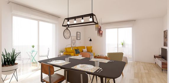 location Appartement T3 DE 69.4m² À BORDEAUX - Photo 2