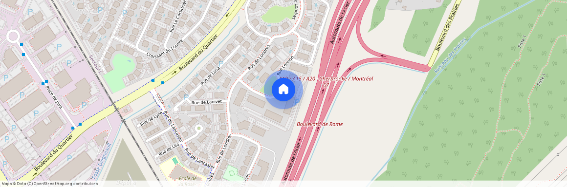 9145-9155-9165 rue Lennon - Unité 4½, Brossard