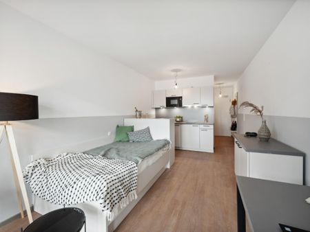 Perfekt für Studenten! Möbliertes 1-Zimmer-Apartment - Foto 2