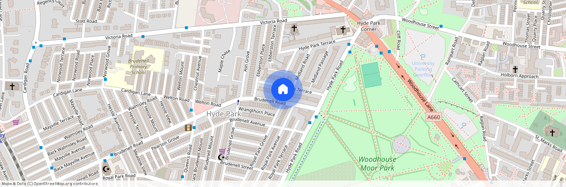 28a Brudenell Road, Double Room, LS6 1BD, Leeds