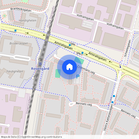 Cronmans väg 5A, Törnrosen