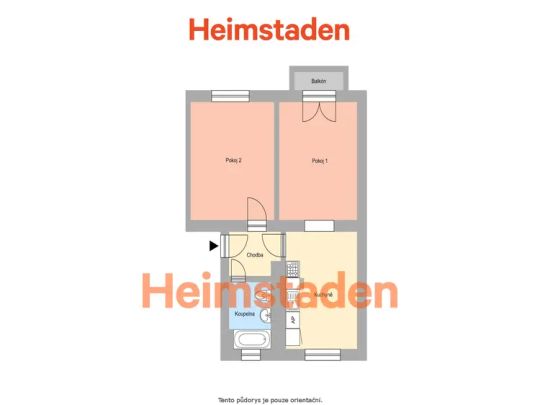 Pronájem bytu 2+1 48 m - Photo 1