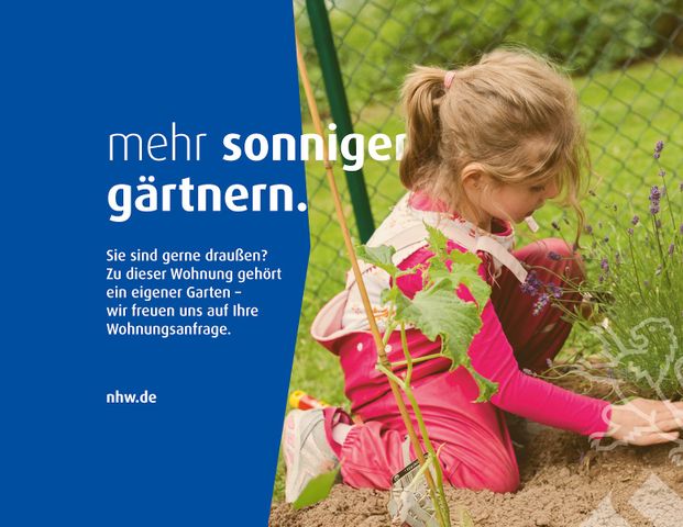 3-Zimmer-Erdgeschosswohnung mit Loggia und Gartenanteil - Foto 1