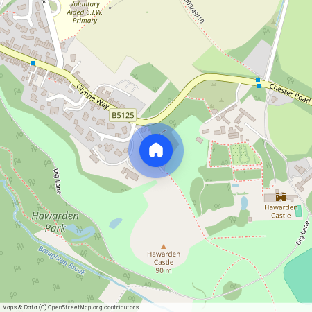 Castle Grounds, Hawarden, Deeside, CH5