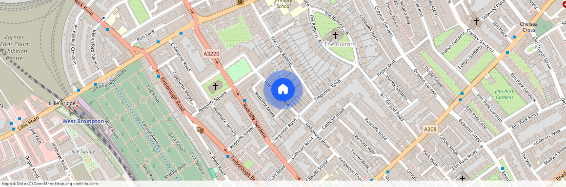 Harcourt Terrace, Chelsea, London