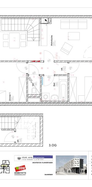 3-Zimmer-Wohnung mit Loggia, Top 56 - Foto 2
