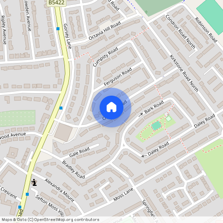 Osborne Road, Liverpool, Merseyside, L21