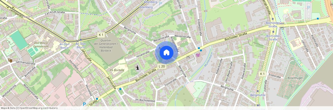 Bergmühle 69, 45356 Essen-Borbeck - Essen-Vogelheim