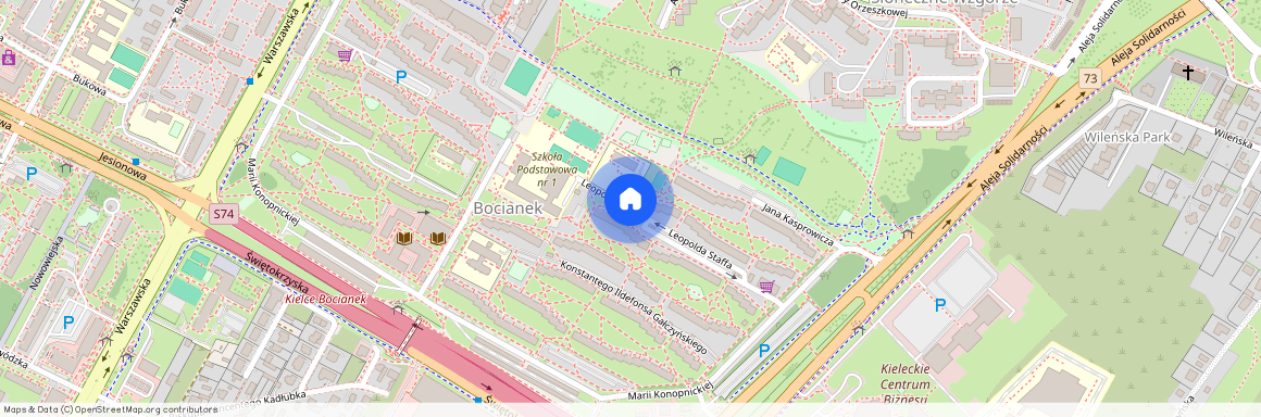 Kielce, Bocianek, Staffa