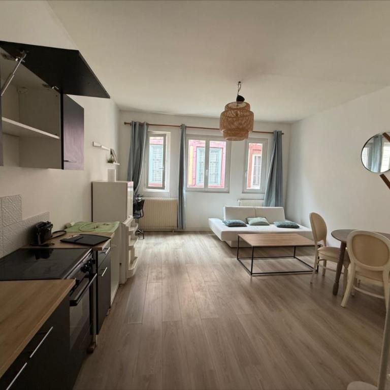 Grand t1 bis meublé - Hôtel de Ville de ROUEN - Photo 1