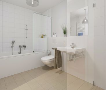 IMMOBILIEN SCHNEIDER - Neubau Erstbezug - wunderschöne 3 Zimmer Wohnung mit Balkon und EBK - Photo 2