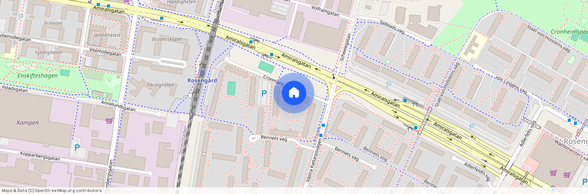 Cronmans väg 11B, Törnrosen