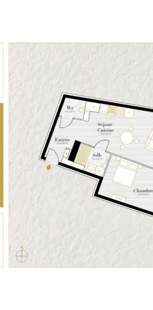 Appartement à louer 2 pièces 46.8m² - Photo 2