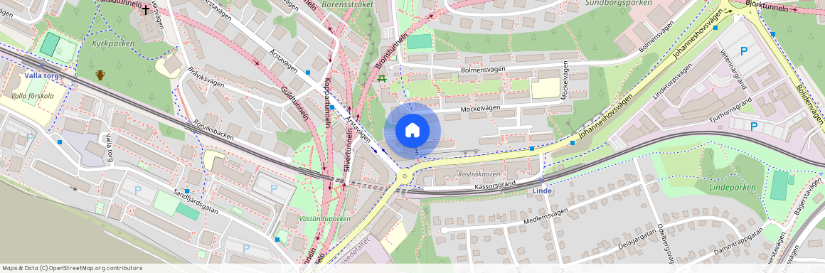 Ralångsvägen, Årsta