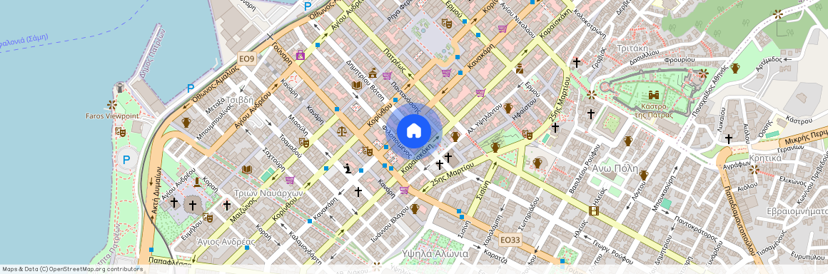 Παντοκράτορος - Αρχαίο Ωδείο (Πάτρα)