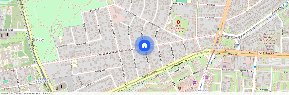 Łódź, Bałuty, Julianów, Julianowska