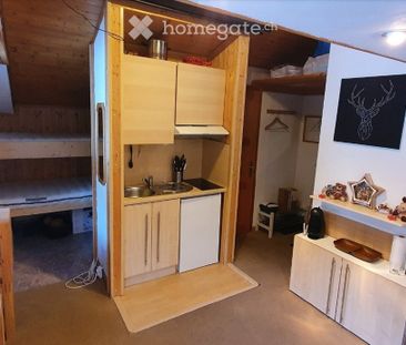 Studio meublé avec mezzanine à louer à lannée Anzère - Foto 2