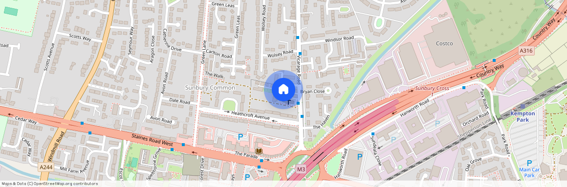 Vicarage Road, Sunbury-on-thames, TW16