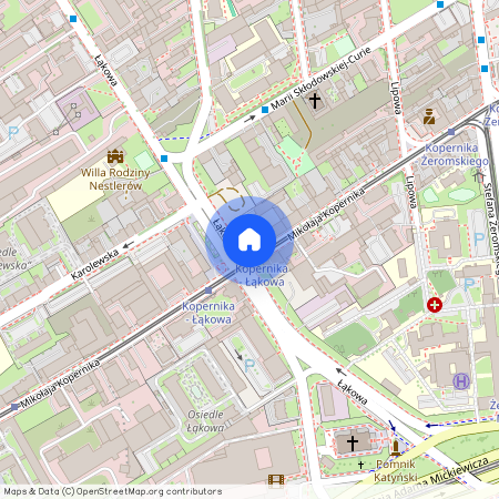 ul. Mikołaja Kopernika, Stare Polesie, Polesie, Łódź, łódzkie