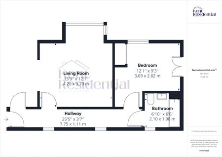 1 bed flat to rent in Tannery Way North, Canterbury, CT1 - Photo 2