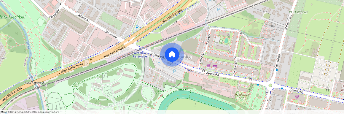 ul. Zwycięska, Partynice, Krzyki, Wrocław, dolnośląskie