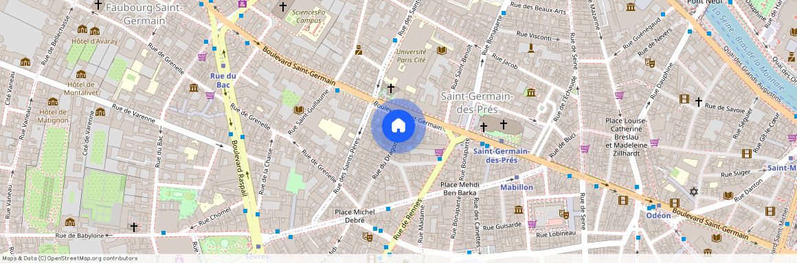 Appartement à louer rue du Dragon, Paris 6ème