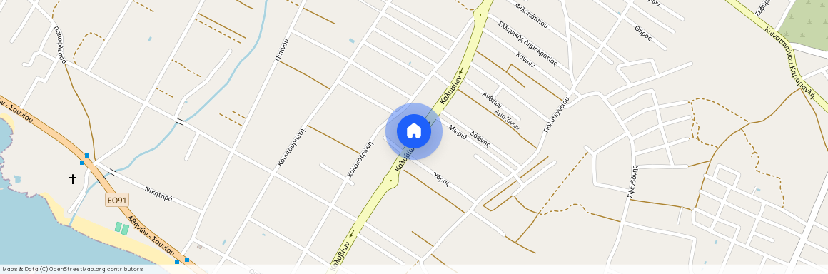 Λεωφόρος Καλυβίων, 59, Καλύβια Θορικού Ελλάδα, 19010, Λαγονήσι (Καλύβια Θορικού)