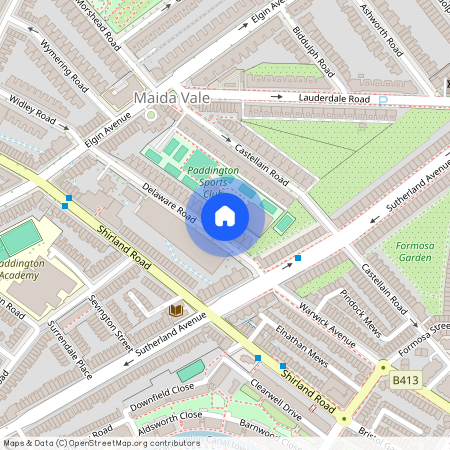 Delaware Road, Little Venice, W9