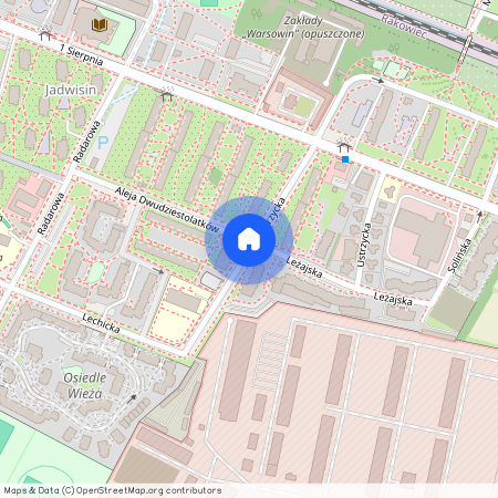 ul. Sulmierzycka, Okęcie, Włochy, Warszawa, mazowieckie