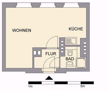 Singlewohnung mit offenem Wohn-/Essbereich - Foto 1
