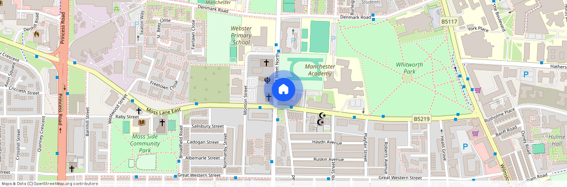 345 Moss Lane East, Manchester M14 4LA, United Kingdom