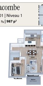 Nouveau projet ! 37-39 boul Lacombe, Repentigny - 4 ½ – 945 pi2 à 1072 pi2 À partir de 1825$/mois=1670$ (option avec coin bureau et/ou salle d’eau) - Photo 4