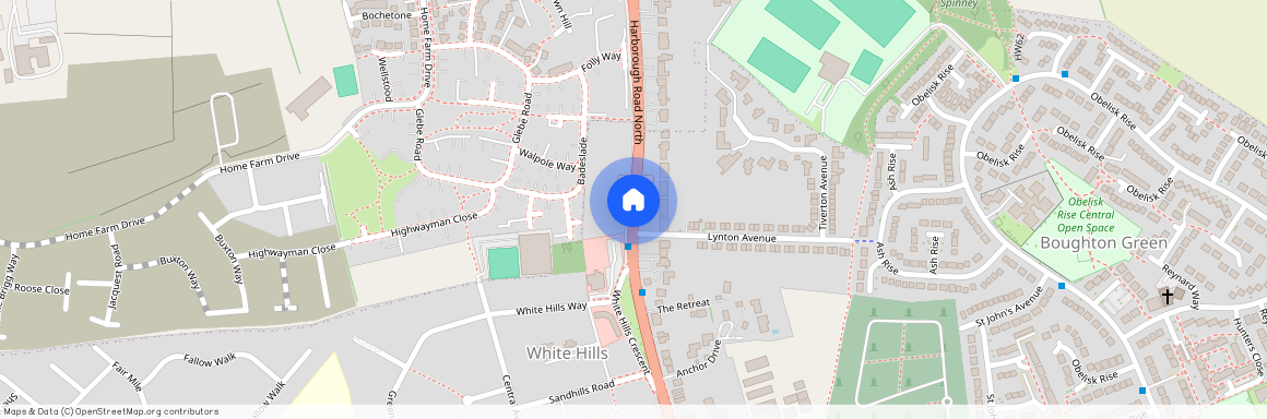 Boughton Hill Gardens, Harborough Road North, Northampton, NN2