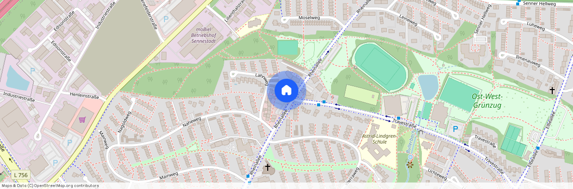 Rheinallee 49 -51, 33689 Bielefeld - Sennestadt