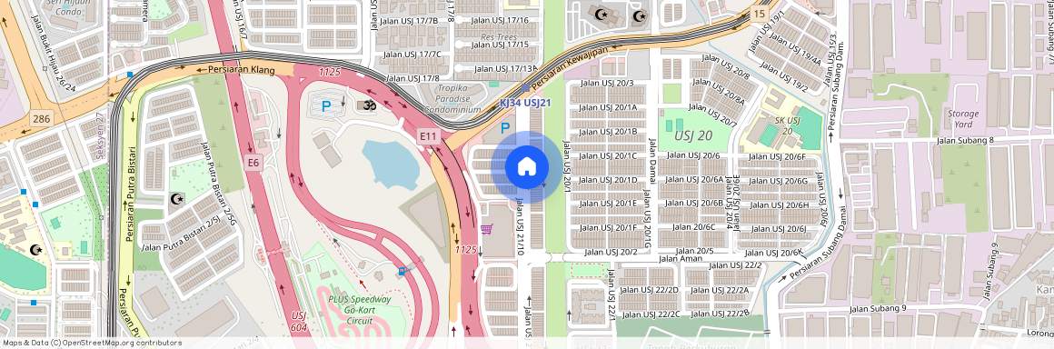 Jalan USJ 21/10, Usj 21, 47630 Subang Jaya, Selangor, Malaysia