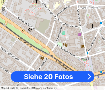 Luxuriös ausgestattete, möblierte Wohnung in der Kölner Südstadt - Foto 1