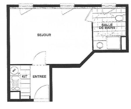 Appartement 1 pièce - - Photo 2