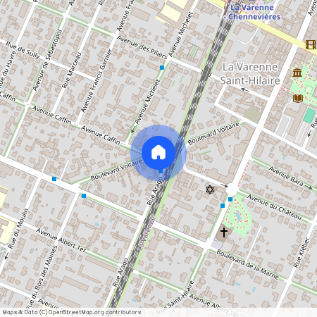 Boulevard de la Marne et Avenue Voltaire 94210 Paris