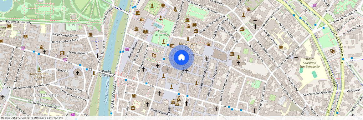 Borgo Angelo Mazza 1, 43121 Parma PR, Italy