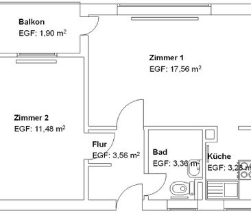 2 Zimmer für Senioren! - Foto 1