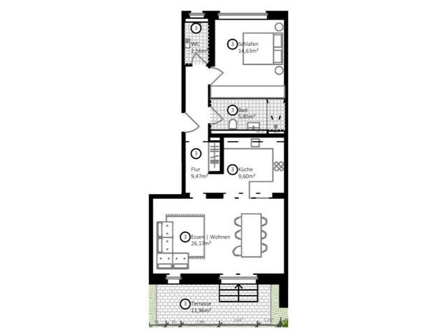 Neubau – Modernes Wohnen in bester Lage von Sindelfingen - Photo 1