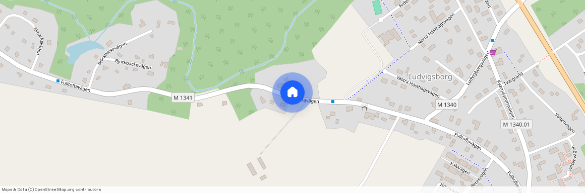 Fulltoftavägen, Ludvigsborg