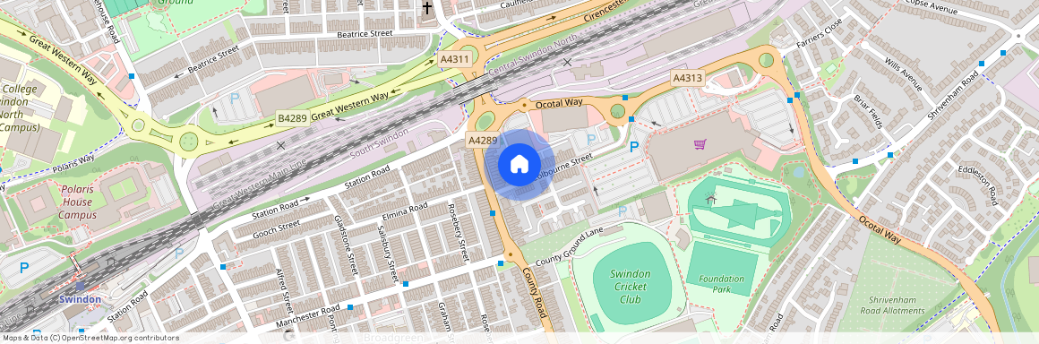 1 Bedroom flat to rent, Colbourne Street, Town Centre