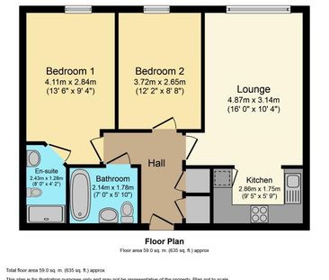 2 bedroom flat to rent - Photo 1