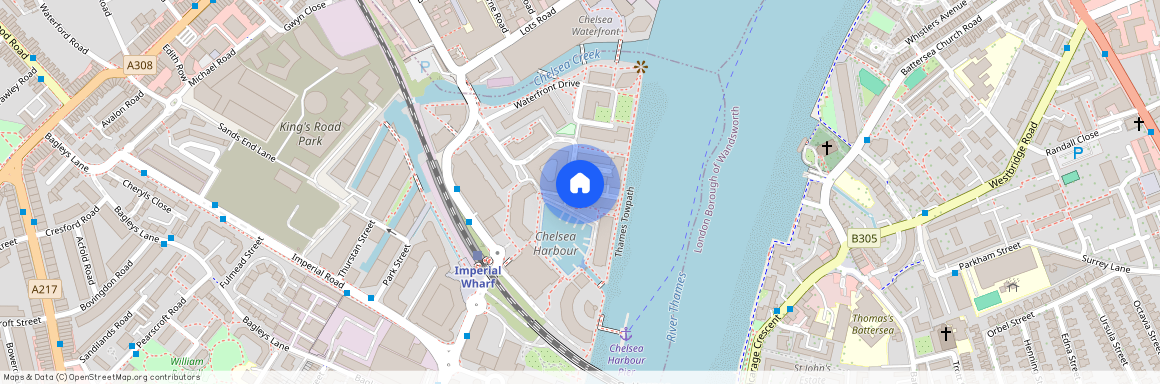 King's Quay, Chelsea Harbour, London, SW10 0UX